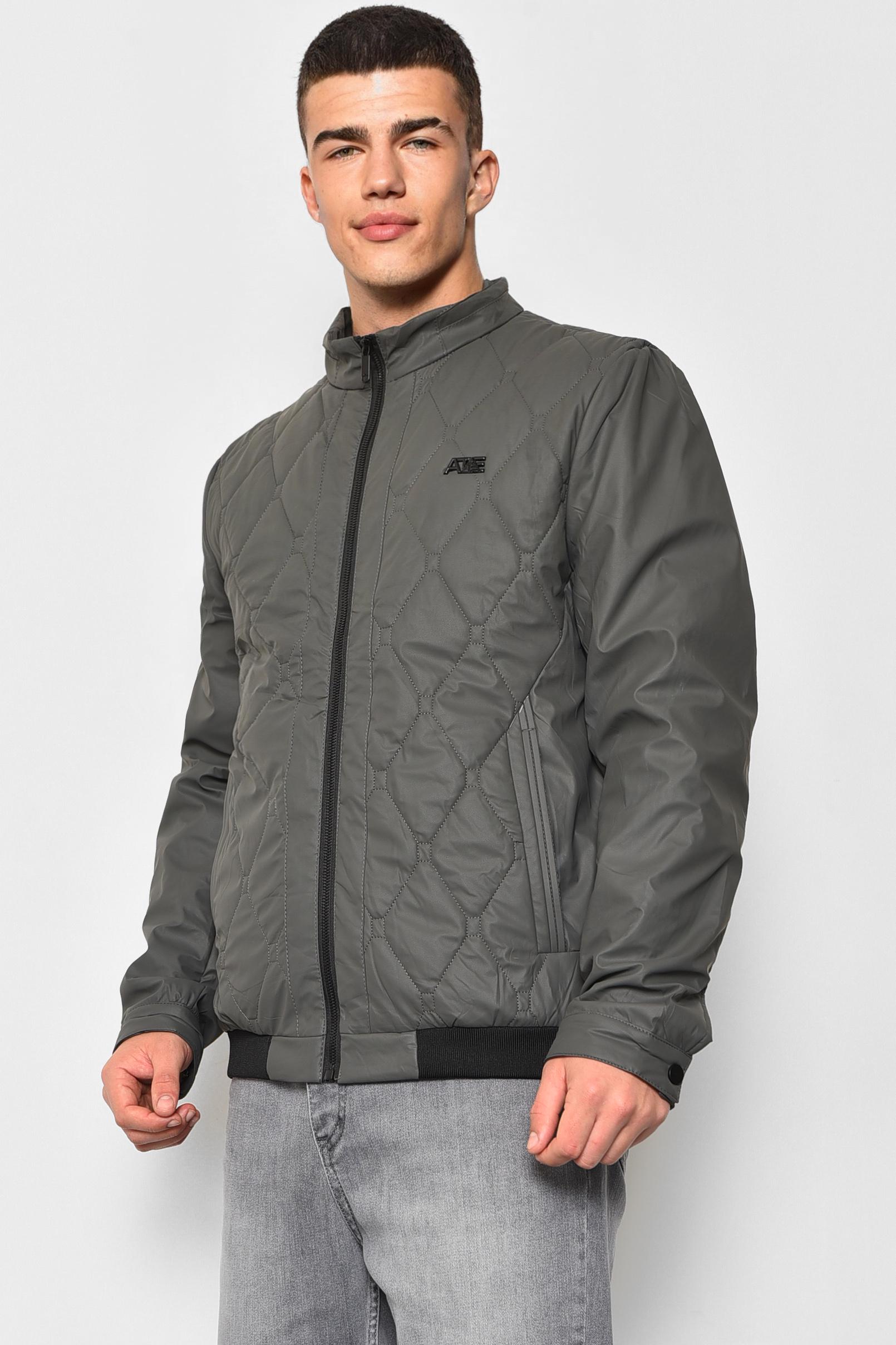 Куртка мужская демисезонная M Серый (176824)