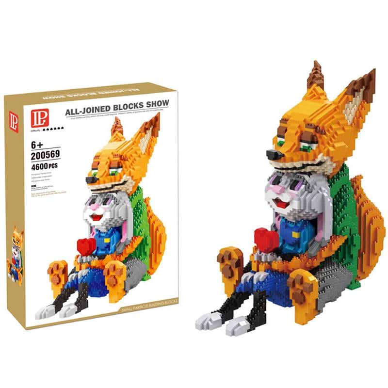 Конструктор для детей Ник и Джуди Зоотрополис 4600 дет. (арт EPC15534M)