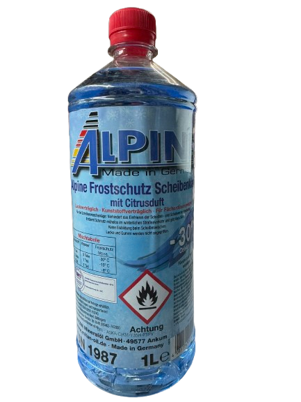 Омивач скла зимовий Alpine Frostschutz Scheibenklar -30°C 1 л (25123)