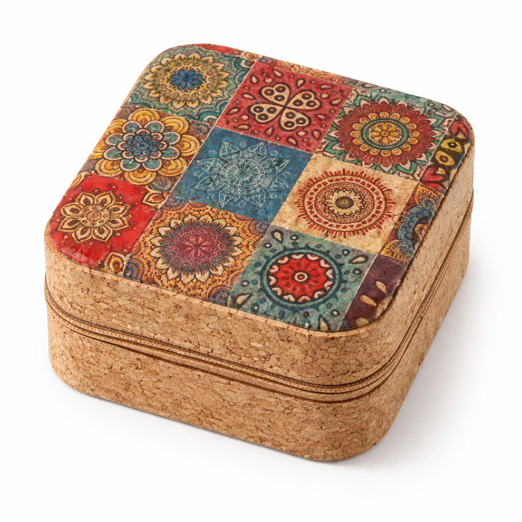 Скринька-органайзер для прикрас портативна вінтажна Коричневий (33549818)