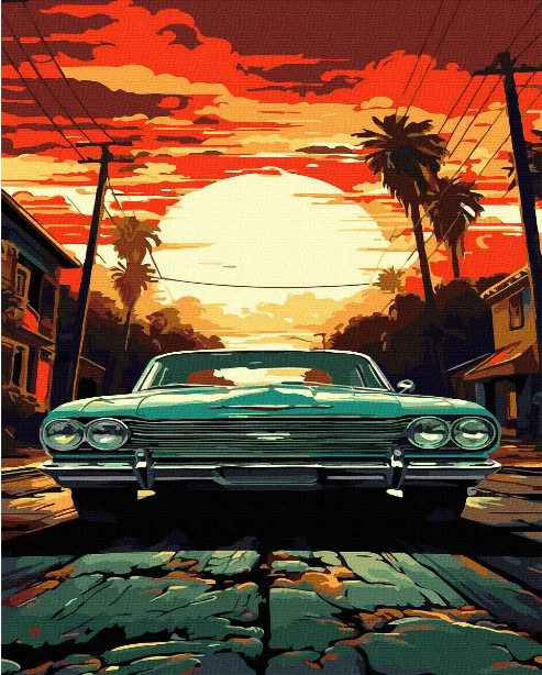 Картина по номерам Rainbow Art На закате 40х50 см (GX47474 ) Картина по номерам Rainbow Art На закате 40х50 см (GX47474 )