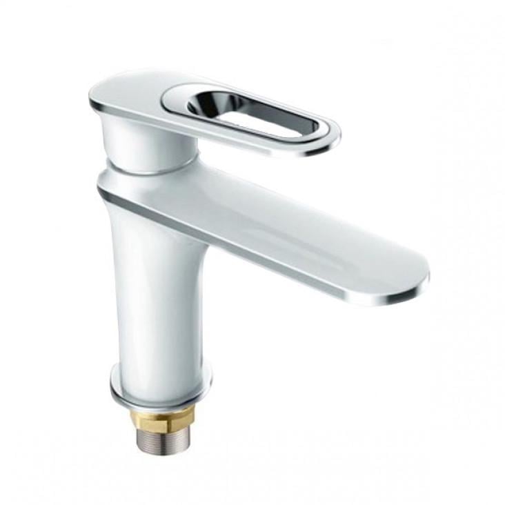 Смеситель для умывальника Frap F1049 Белый/Хром (1033668)