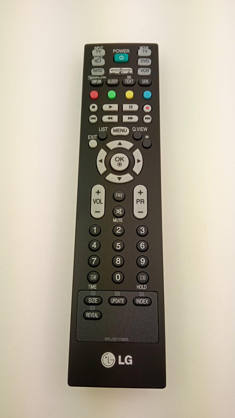 Пульт для LG MKJ39170805 TV/DVD/VCR