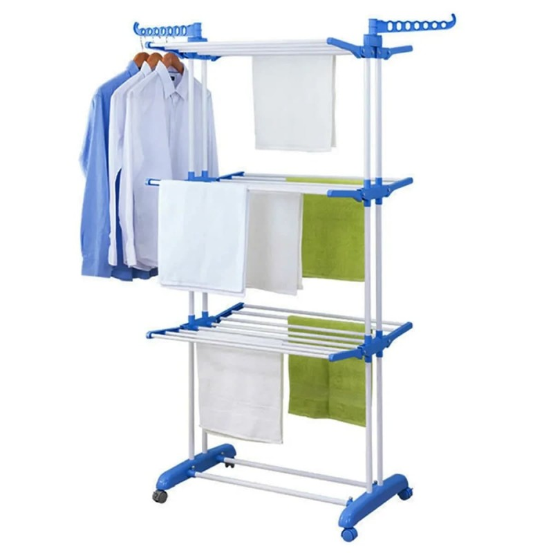 Сушилка напольная для вещей Garment Rack 5959 до 50 кг 172х73х64 см - фото 2