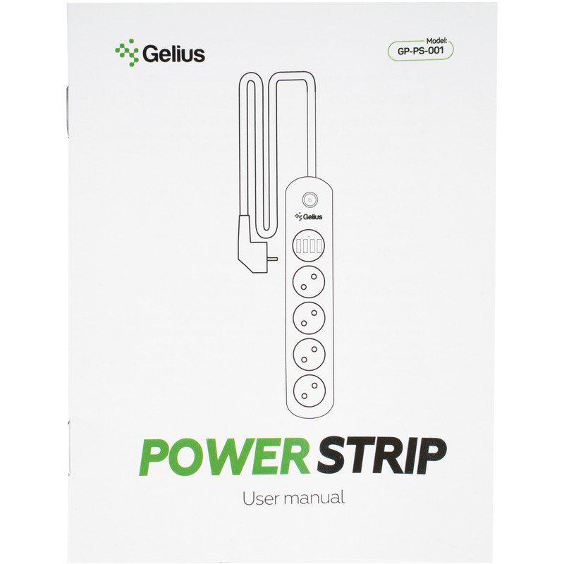 Фильтр сетевой Gelius G-Power GP-PS-001 4-220V/4 USB порта 3,4A 2 м White (58011) - фото 10 Фильтр сетевой Gelius G-Power GP-PS-001 4-220V/4 USB порта 3,4A 2 м White (58011) - фото 10