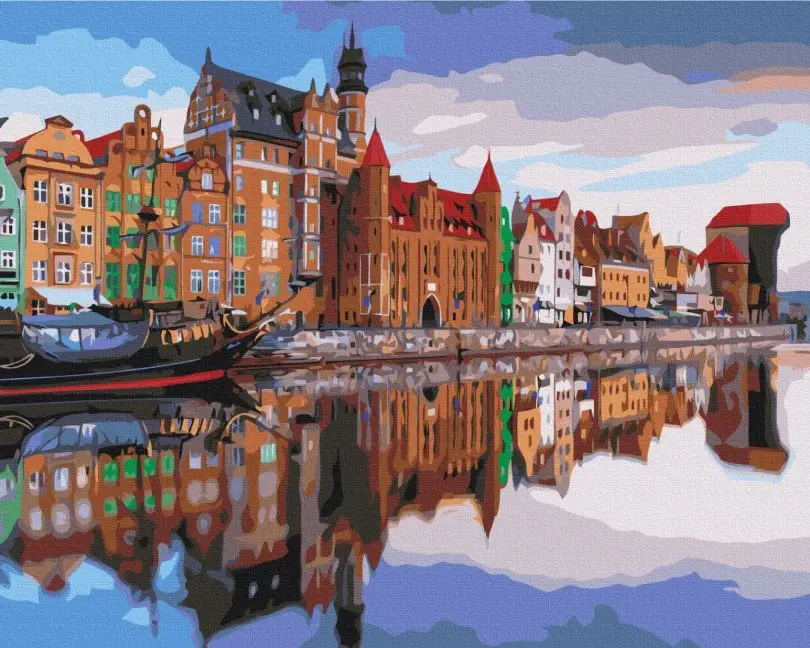 Картина по номерам Brushme Набережная Гданьска 40x50 см (BSM-B53434)