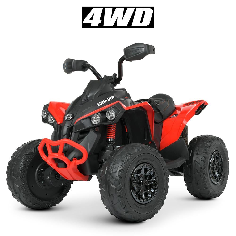 Электроквадроцикл детский Bambi 4WD 140 W M 5001EBLR Красный - фото 10