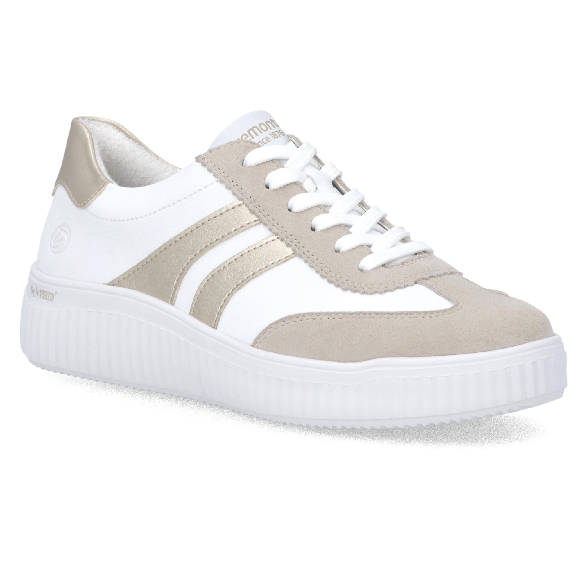 Кеды женские осенние REMONTE р. 38 Бело-бежевый (035626-38)