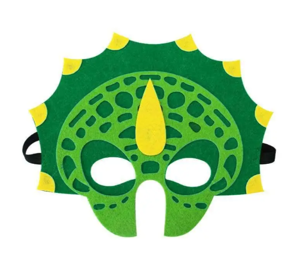 Маска детская Единорог One size Зелено-желтый (19402/2)