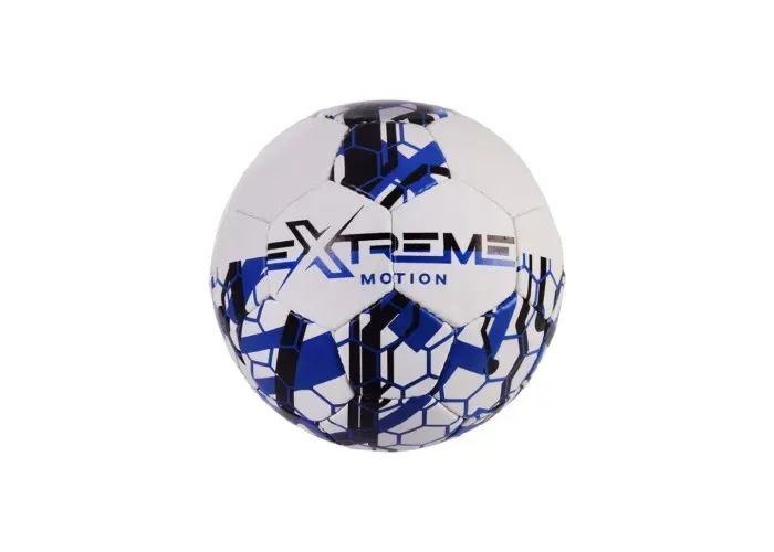 Футбольный мяч Extreme Motion Microfiber из ПВХ 21 см Бело-синий (150-98-FP2108)