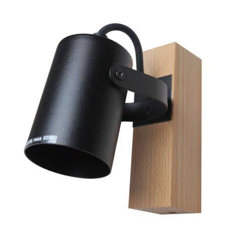 Спот настенно-потолочный ETRON 1-EDR-8600 WoodLine Spot GU10 1x35 Вт Натуральный/Черный (39323)