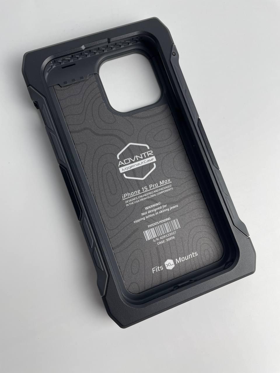 Протиударний чохол Juggernaut Case ADVNTR Black для iPhone 15 Pro MAX - фото 5