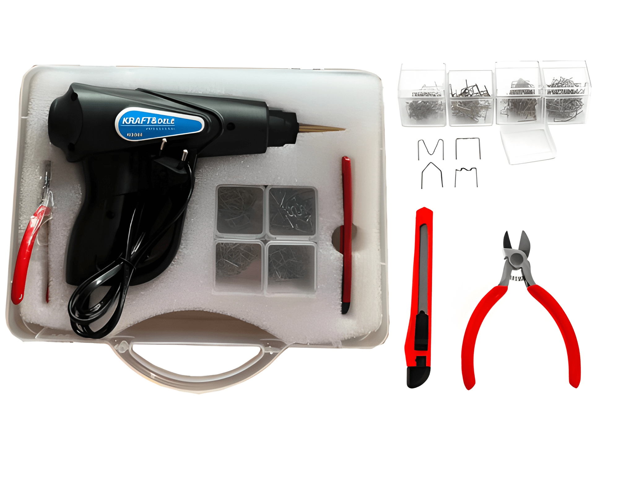 Зварювальний апарат для пластику Kraft&Dele KD865 120 Вт 230 В 0,5 А скоби - фото 2 Зварювальний апарат для пластику Kraft&Dele KD865 120 Вт 230 В 0,5 А скоби - фото 2