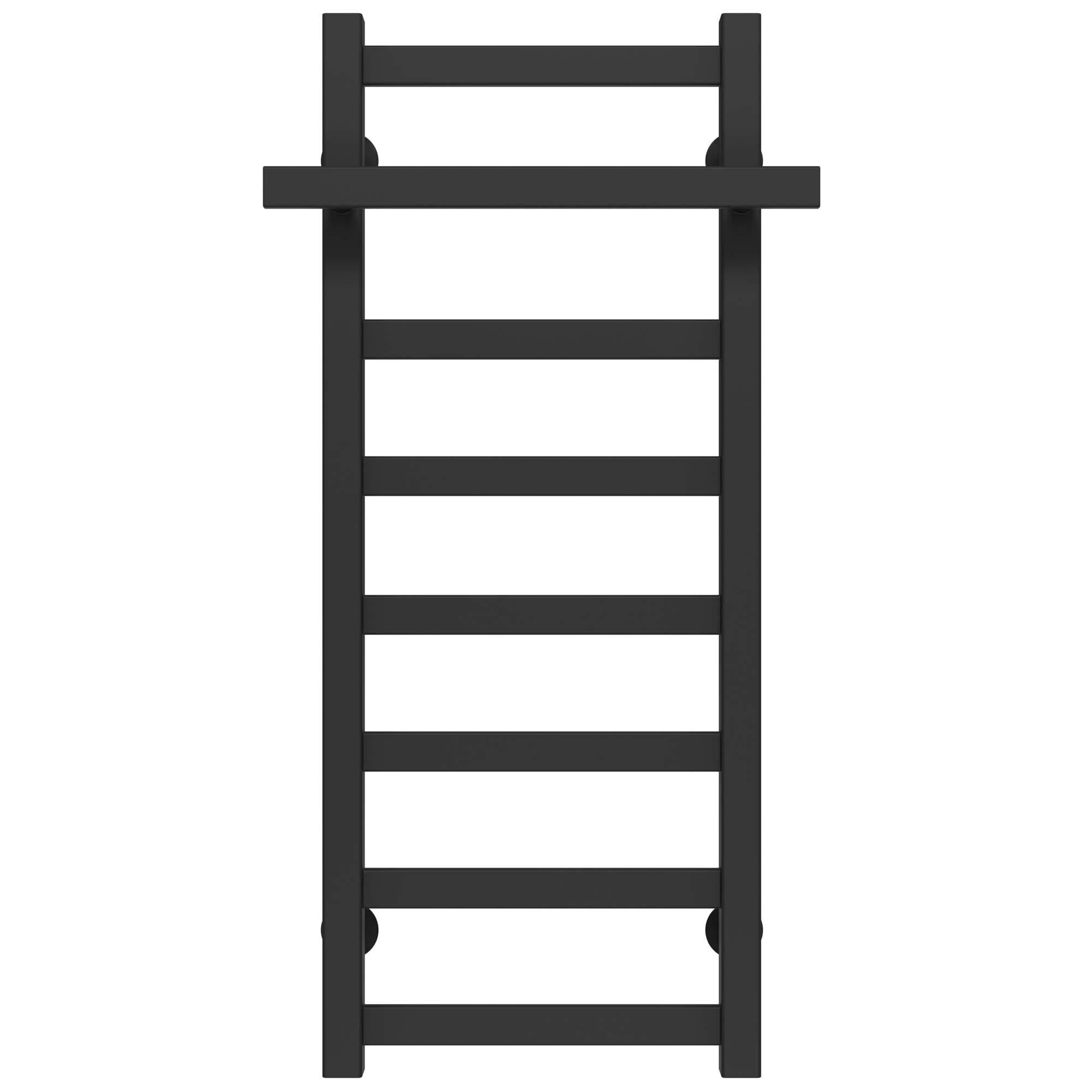 Полотенцесушитель водяной Deffi Nicolе П8 нижнее подключение нержавеющая сталь 300х800 мм Черный (A.NI.80.30.8.BA)