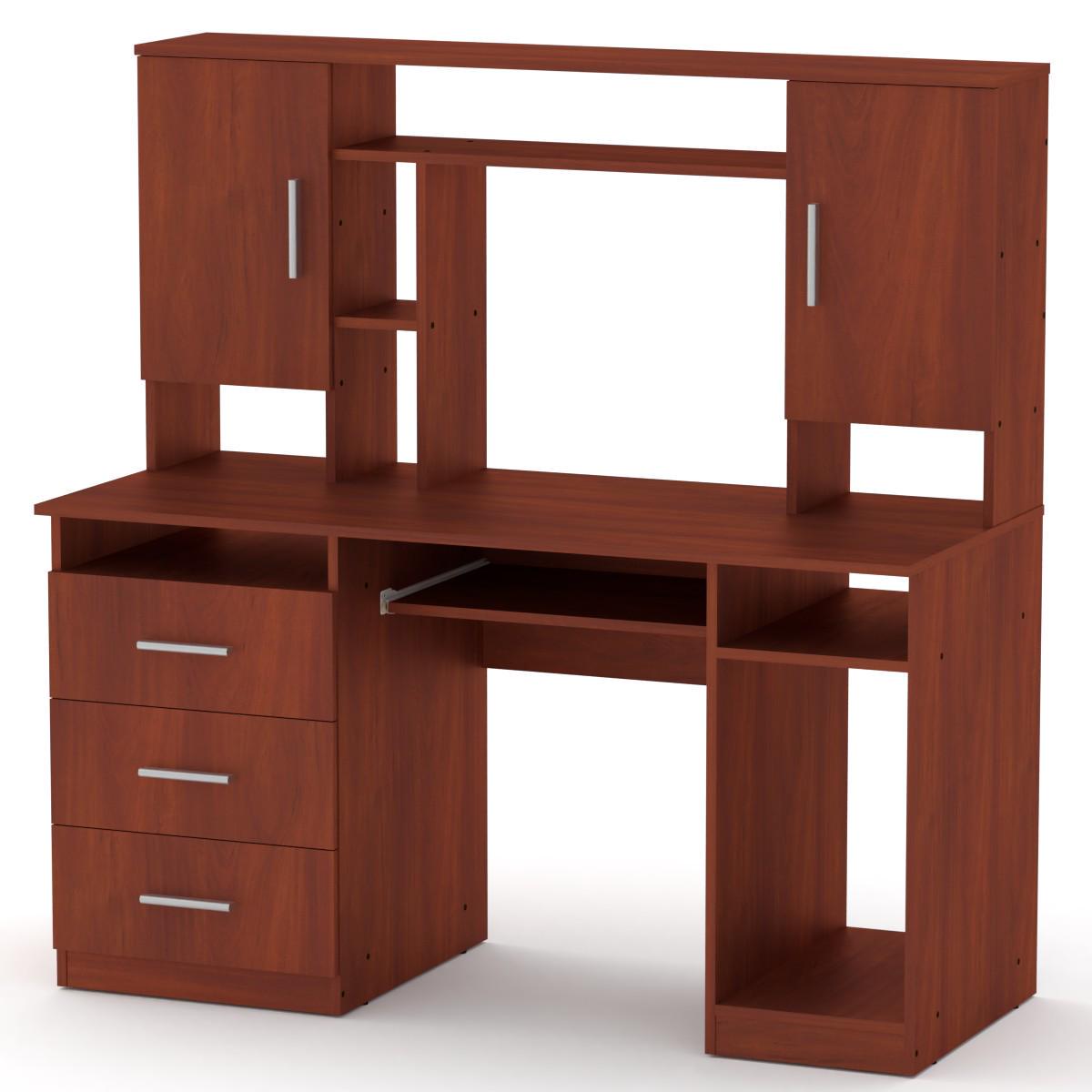 Стол компьютерный МеблиКо Менеджер 140х60х142 см Яблоня (k-1418-6)