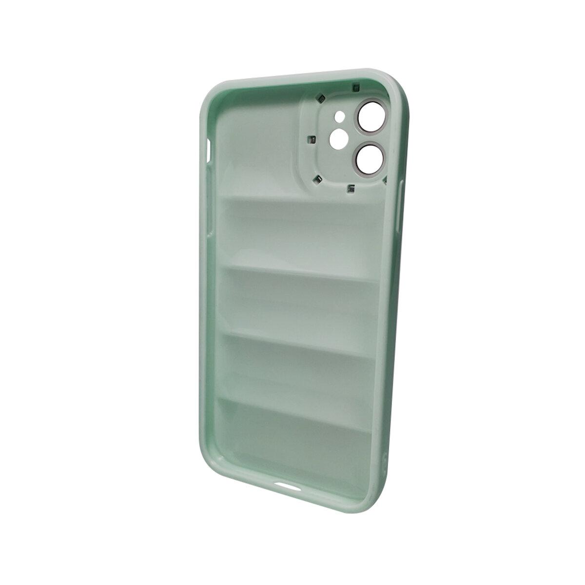 Противоударный чехол для Apple iPhone 12 Down Jacket Frame / Mint Green - фото 2