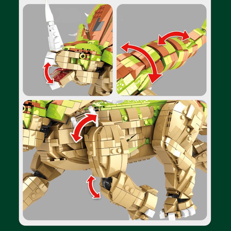 Конструктор дитячий Динозаври Стіракозавр 2025 дет. (22773763) - фото 4 Конструктор дитячий Динозаври Стіракозавр 2025 дет. (22773763) - фото 4