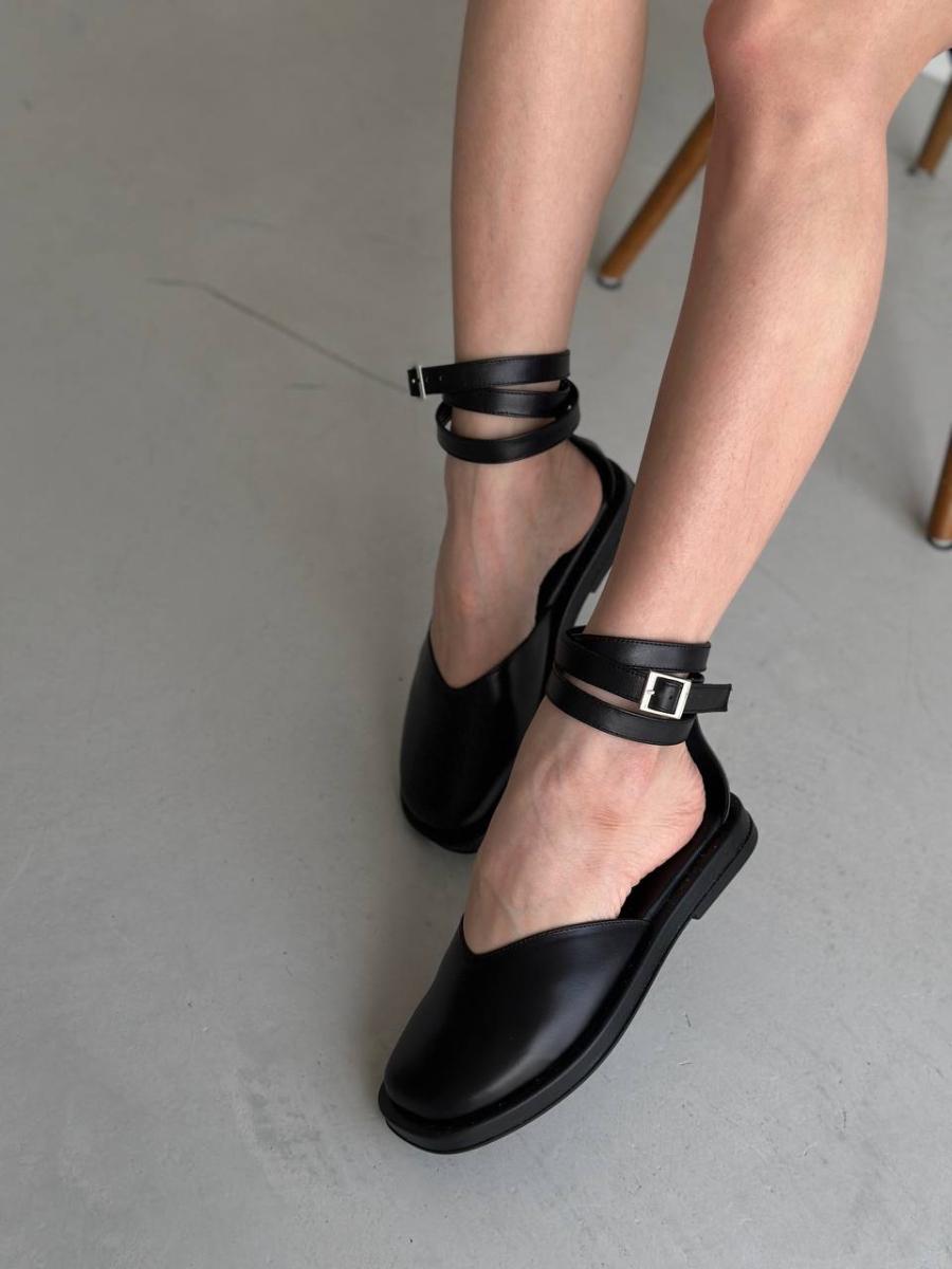 Босоножки женские кожаные р. 41 Черный (8516-4/41)