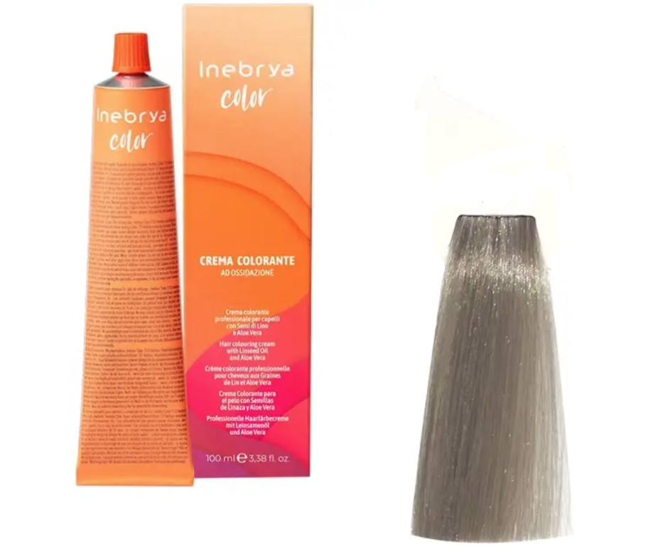 Крем-краска для волос INEBRYA Color с содержанием аммиака 100 мл 10/1 Блонд платиновый Светло-пепельный