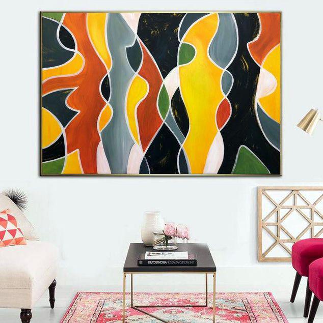Картина на холсте ArtSale Абстракция 60х70 см abst0173