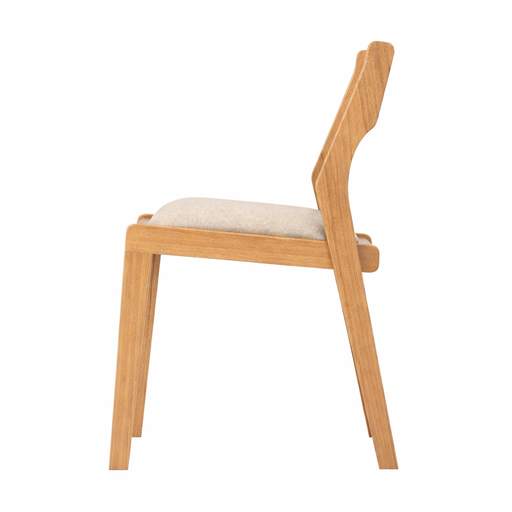 Стул дизайнерский Hillwood Design из натурального дерева дуба Киото Vanilla