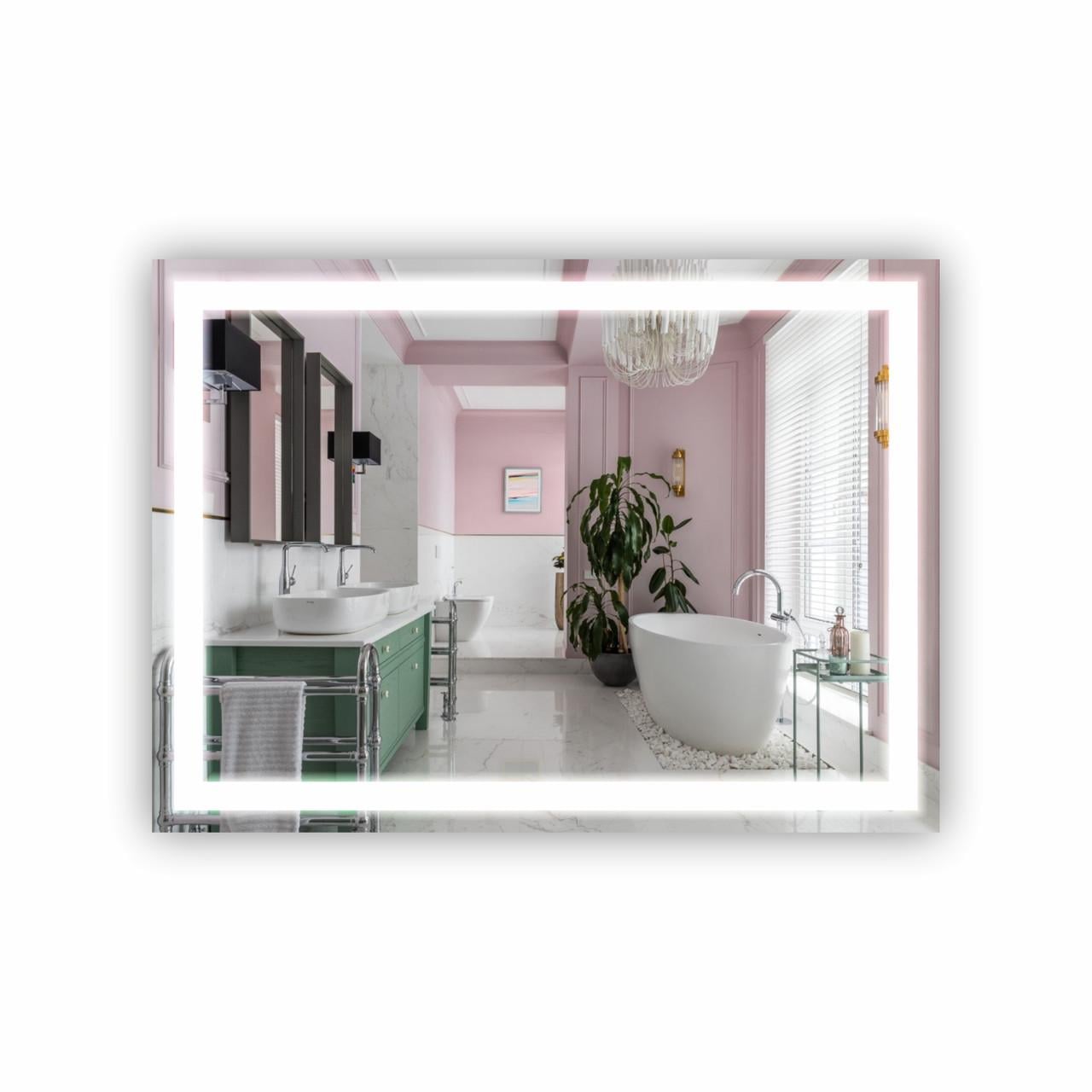 Зеркало для ванной комнаты с LED подсветкой SR-039 1100х800 мм