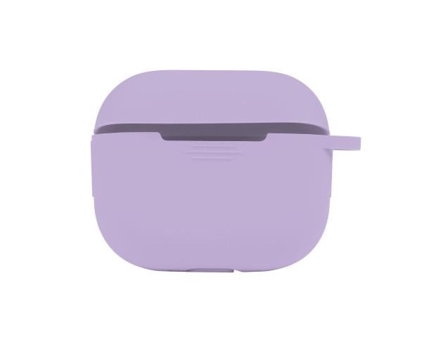 Чехол-футляр для наушников Silicone Case with hook для Airpods 4 Elegant Purple