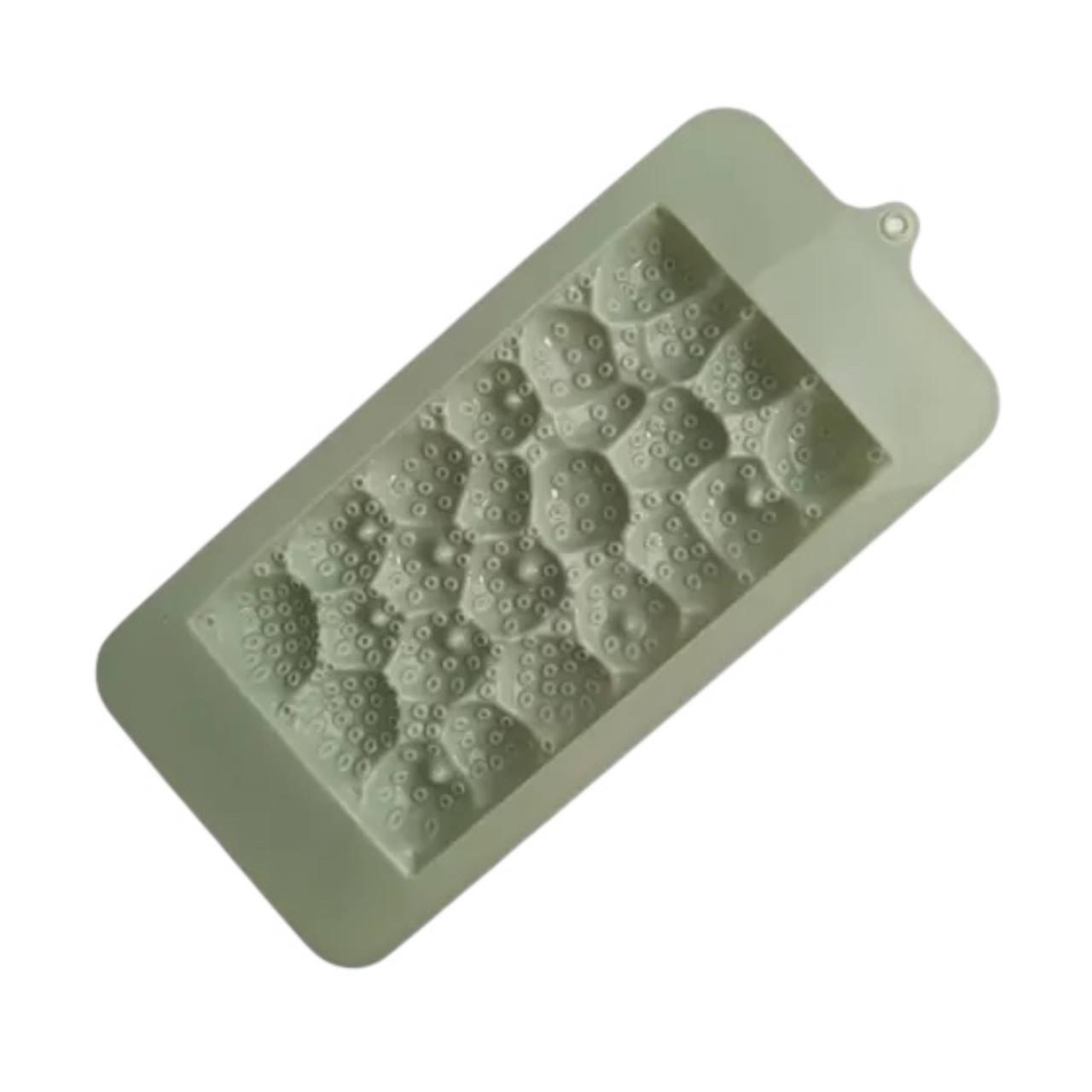 Форма для шоколада Клубника плитка D1043 силиконовая (abf89db4) - фото 2 Форма для шоколада Клубника плитка D1043 силиконовая (abf89db4) - фото 2