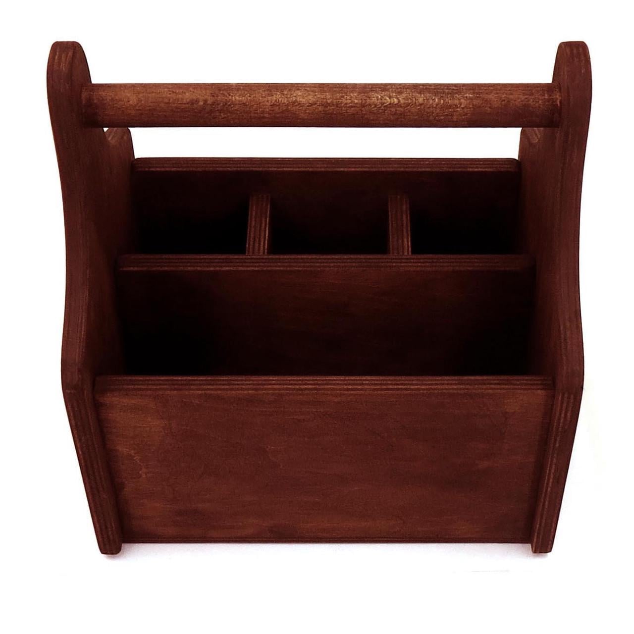 Подставка для столовых приборов из дерева Карамелла савоярди (ПСП-002315)