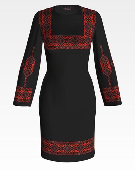 Заготовка женского платья ПЛ078 Элегантная для вышивки бисером и нитками из домотканого полотна Черный (ПЛ078дЧ) Заготовка женского платья ПЛ078 Элегантная для вышивки бисером и нитками из домотканого полотна Черный (ПЛ078дЧ)