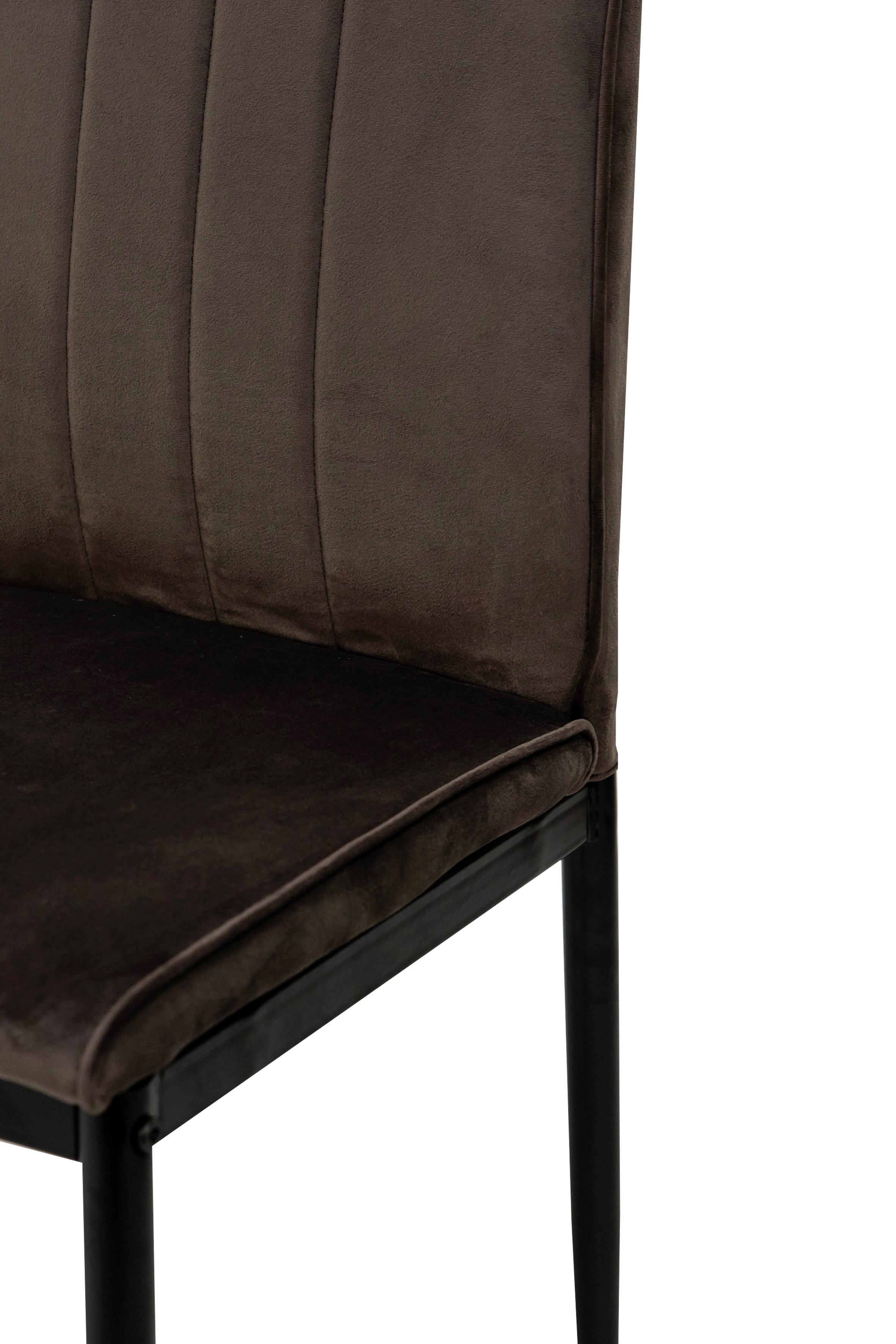 Стул для кухни и гостиной ГРЕЙС Рич 410х970х400 мм Черный/Брауни (GAА0056773) - фото 3 Стул для кухни и гостиной ГРЕЙС Рич 410х970х400 мм Черный/Брауни (GAА0056773) - фото 3