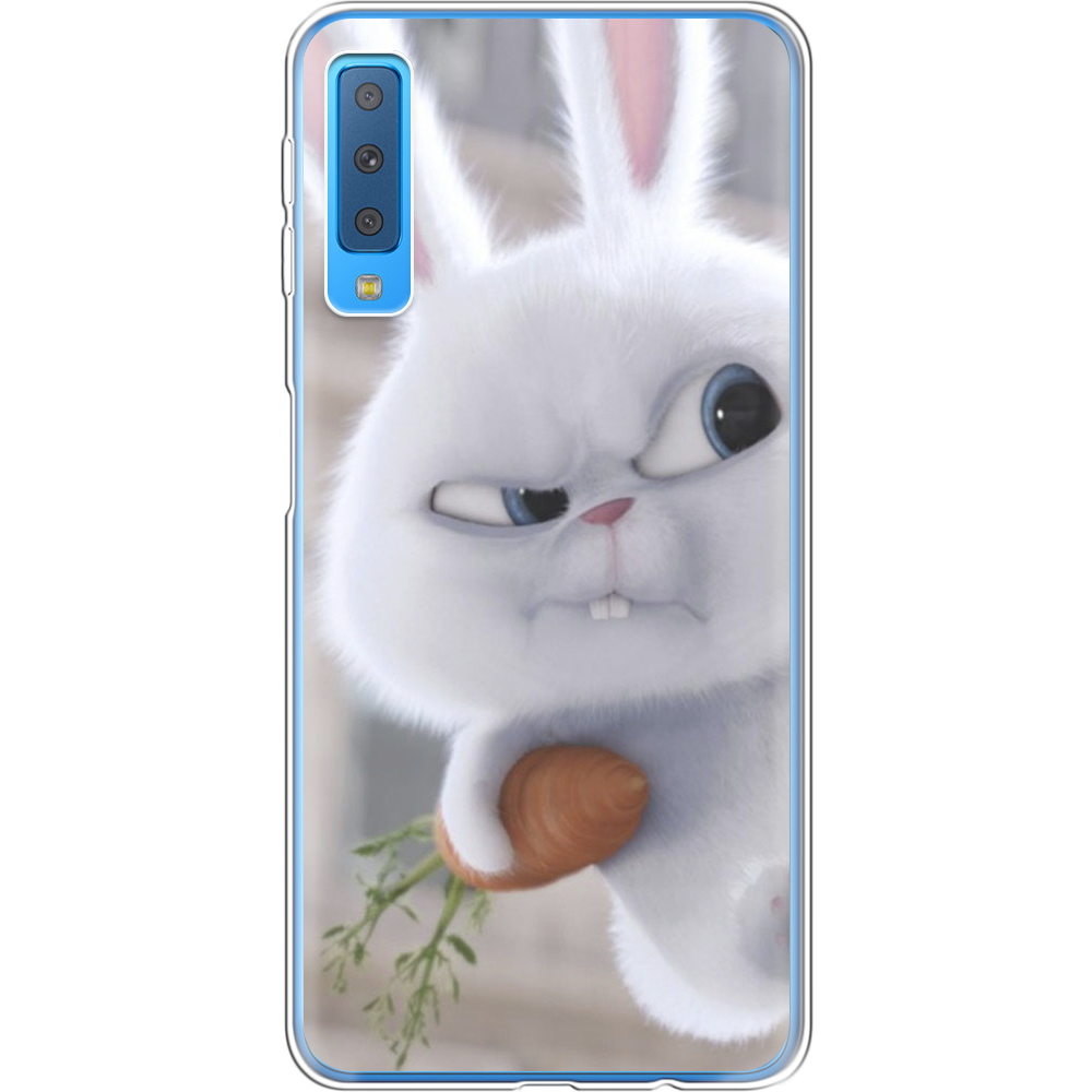 Чехол Boxface Samsung A750 Galaxy A7 2018 Rabbit Snowball Прозрачный силикон (35481-up1116-35481)