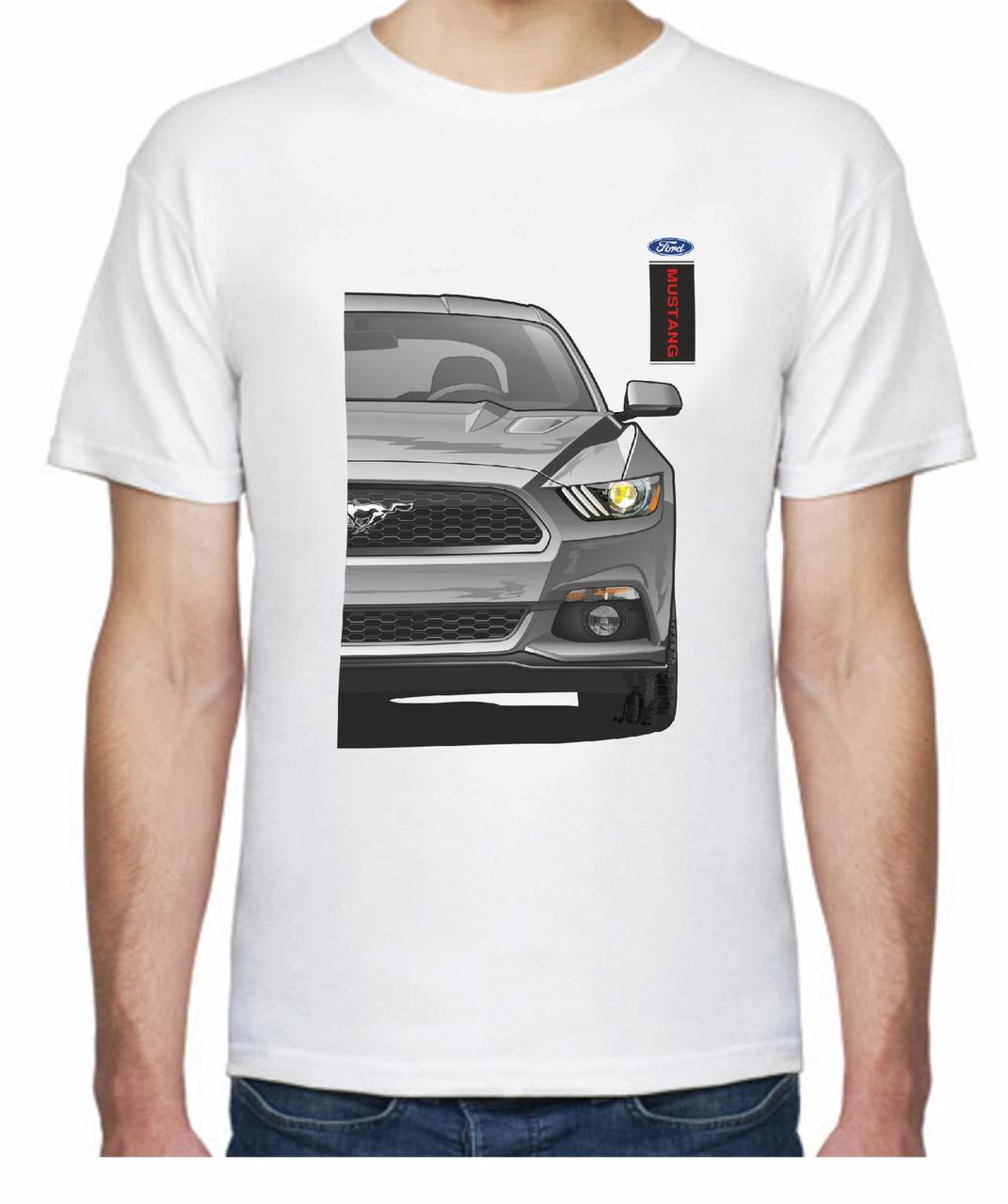 Футболка мужская Avtolife Ford Mustang FR 117112 M Белый (2498725960) Футболка мужская Avtolife Ford Mustang FR 117112 M Белый (2498725960)