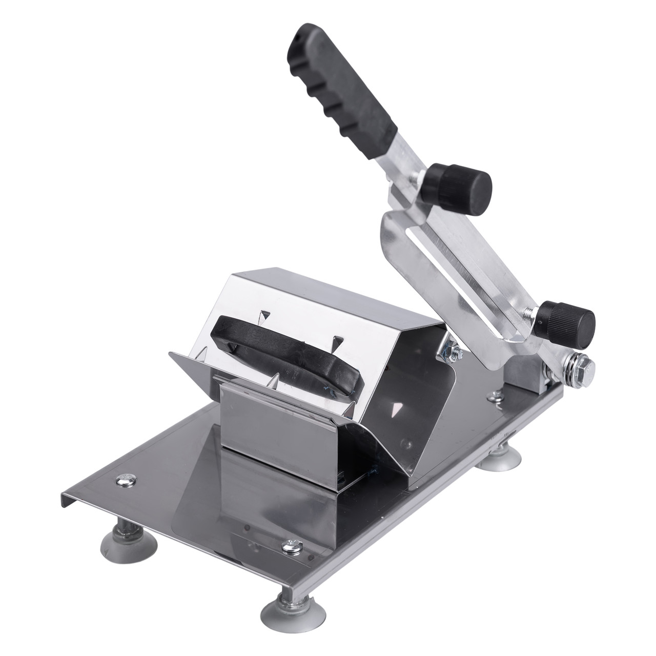 Слайсер кухонный ручной из нержавеющей стали с ножом 18 см Серебристый (16788-8) Слайсер кухонный ручной из нержавеющей стали с ножом 18 см Серебристый (16788-8)