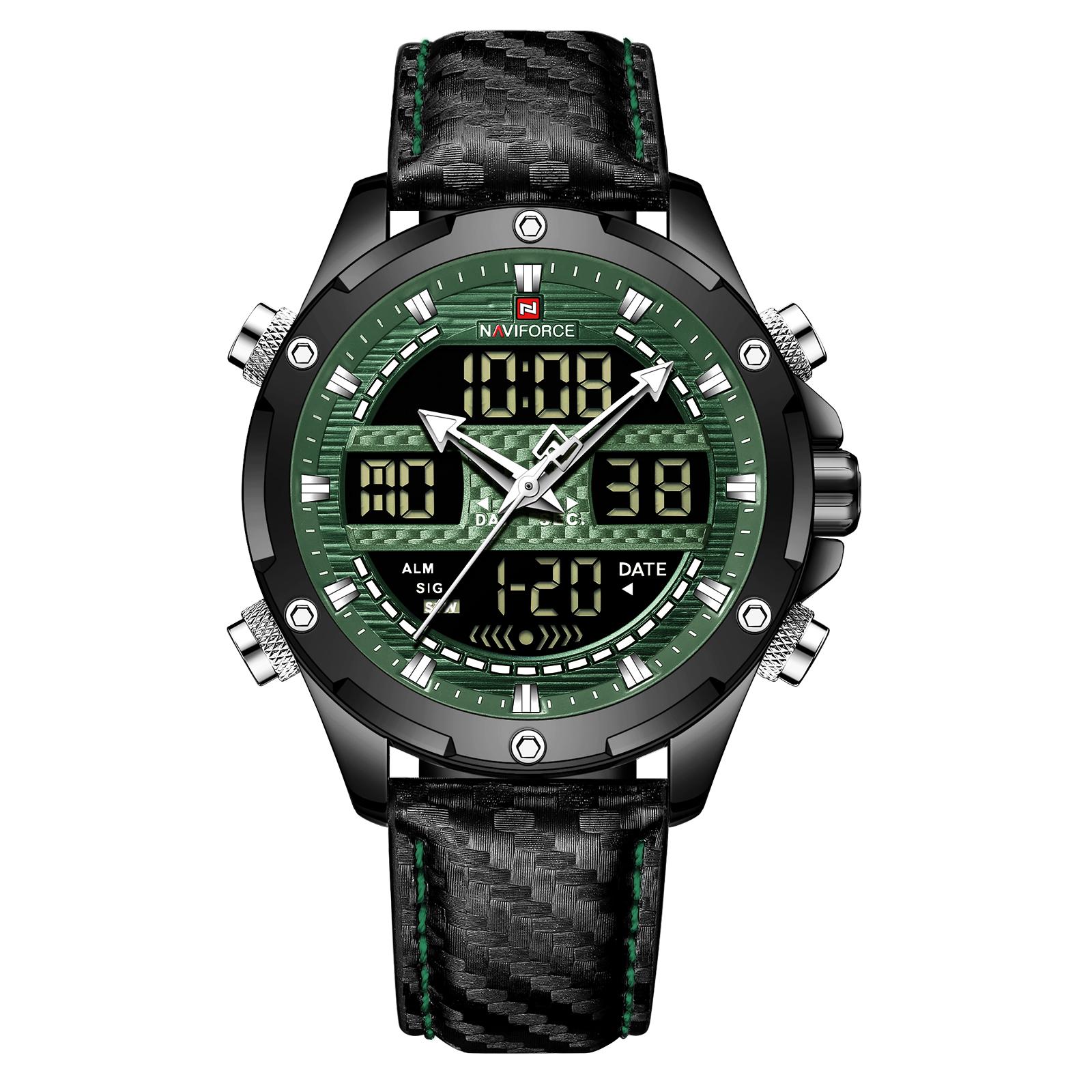 Часы наручные мужские Naviforce Dakar Black (9541)