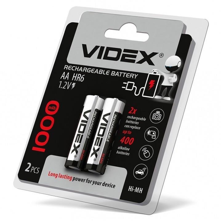 Аккумуляторы Videx HR6/AA 1000 mAh 2 шт. (HR6/1000/2DB)