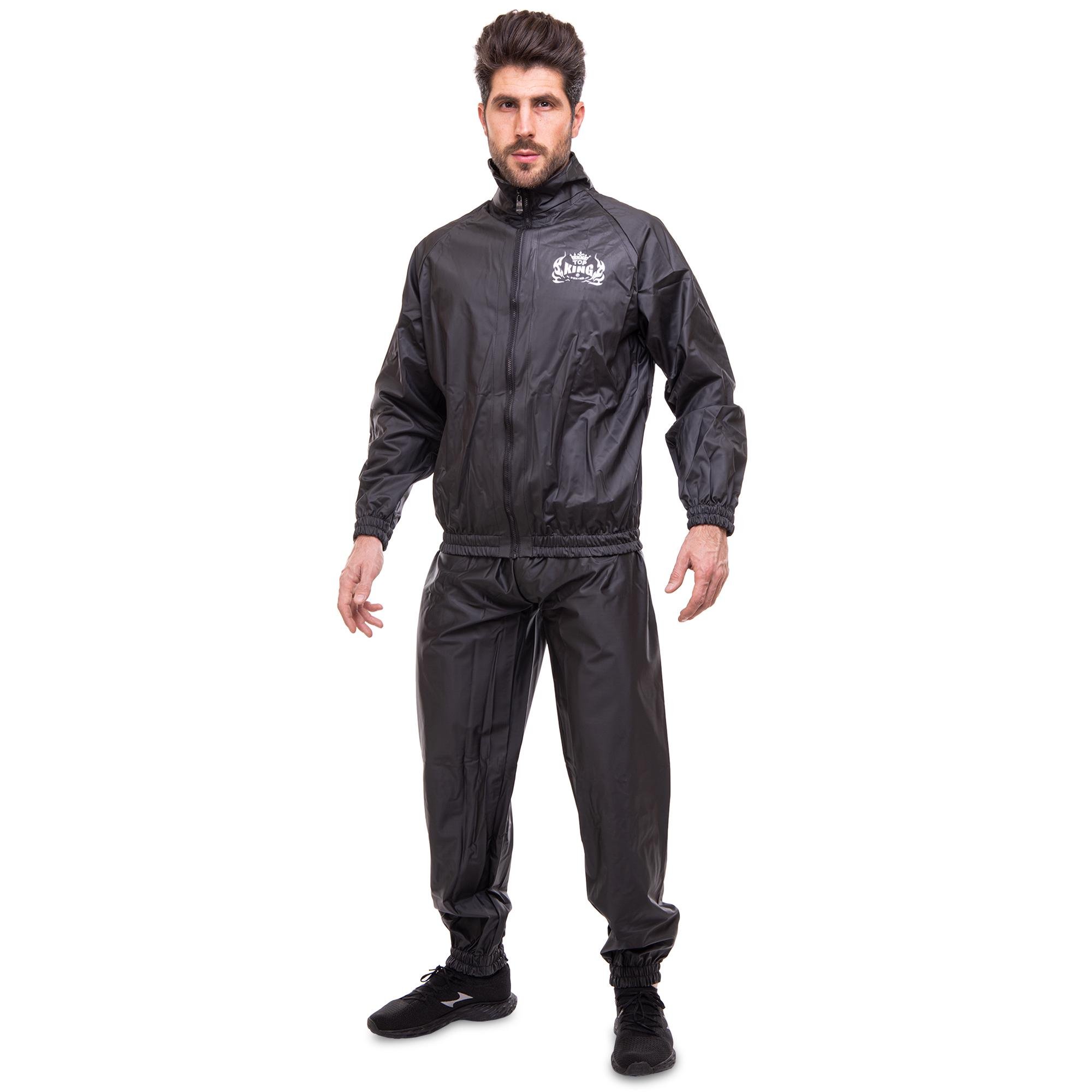 Костюм-сауна Zelart Sauna Suit TOP KING TKSNS L Черный (DR004618) - фото 1