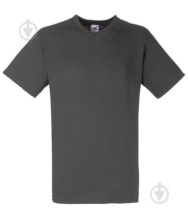 Футболка Fruit of the Loom Valueweight v-neck XL Светлый Графит (0610660GLXL)