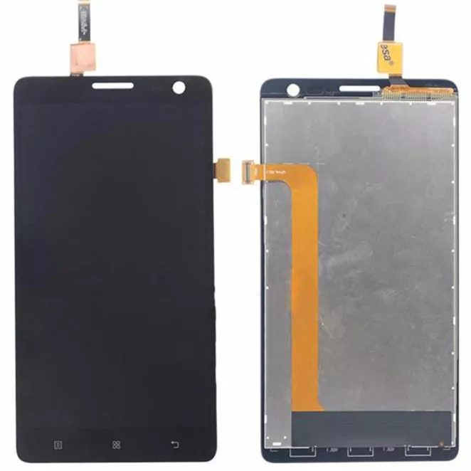 Дисплей для Lenovo S856 з рамкою із сенсорним склом Чорний (04190000001596)