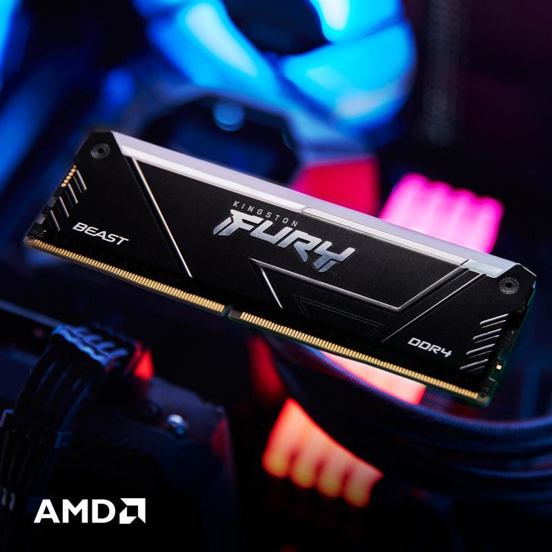 Оперативная память Kingston Fury Beast RGB DDR4 2x8GB/3200 (KF432C16BB2AK2/16) - фото 10
