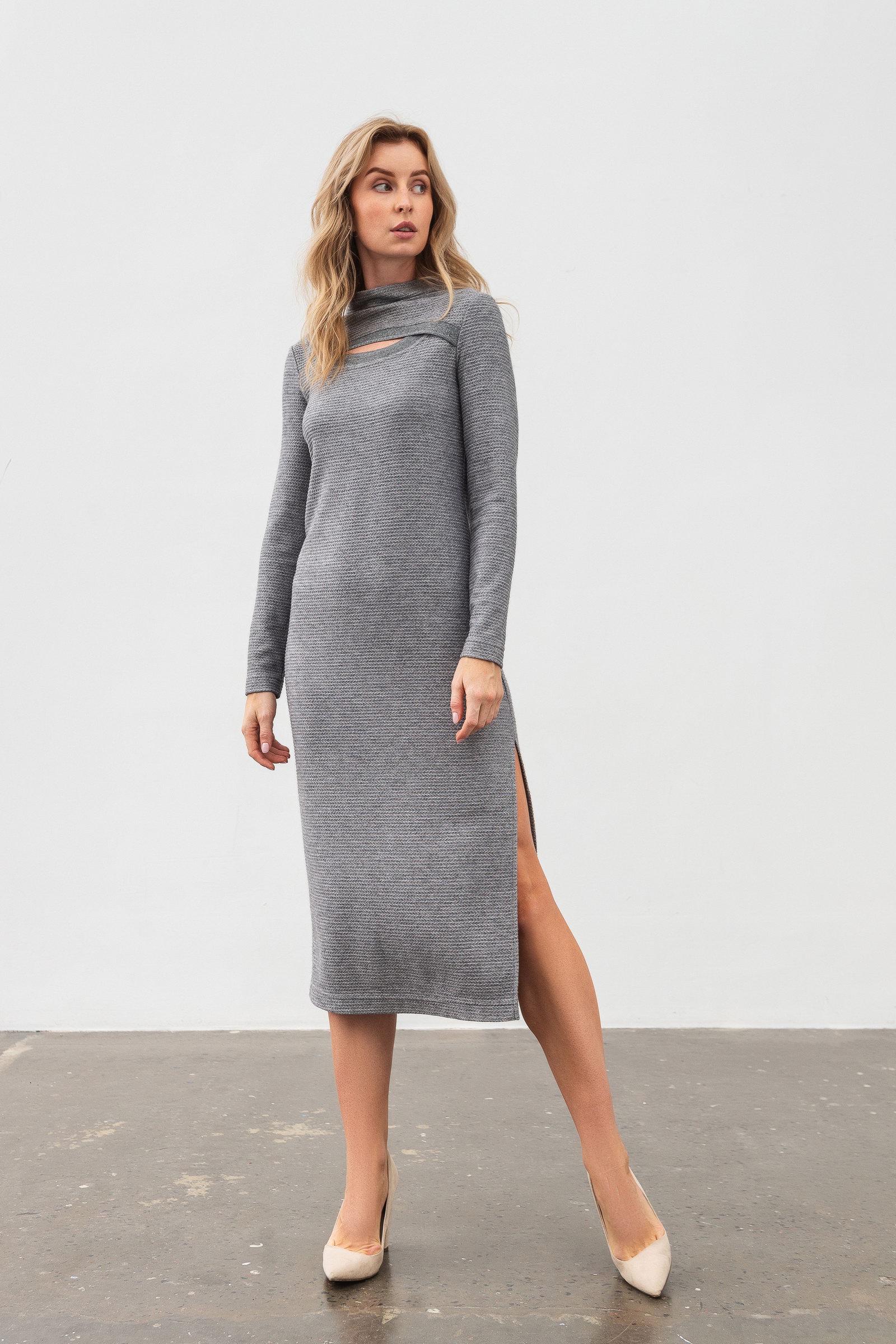 Платье Lesia Мира 01 р. 48 Серый (149130000)