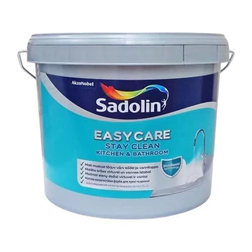 Краска для стен и потолков полуматовая акриловая Sadolin EasyCare Kitchen&Bathroom база BC прозрачная 2,33 л (1823247726)
