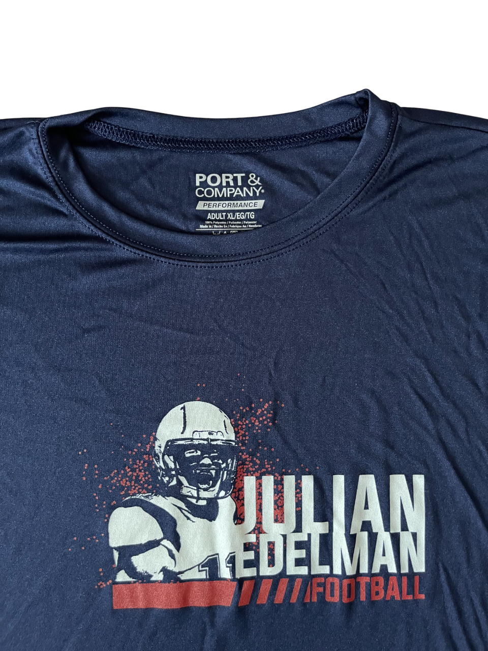 Футболка чоловіча PORT&COMPANY поліестер Синій (28307639) - фото 2 Футболка чоловіча PORT&COMPANY поліестер Синій (28307639) - фото 2