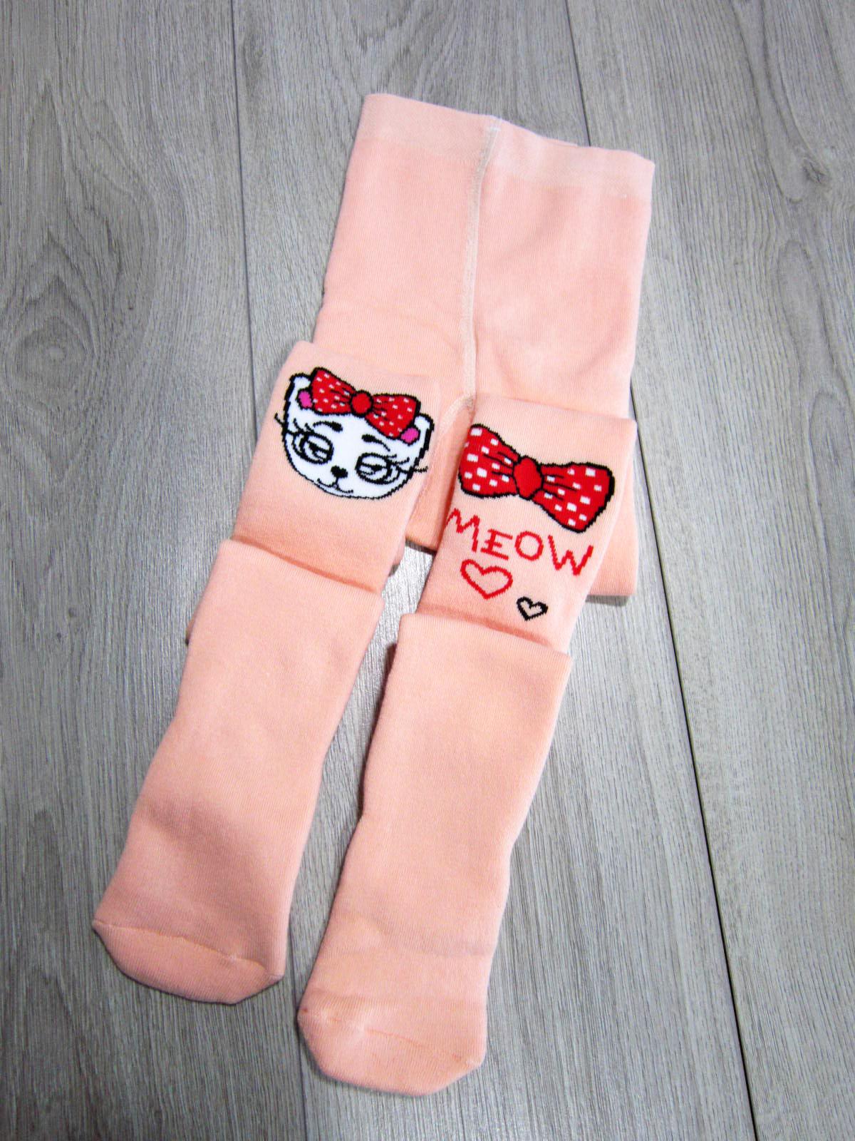 Колготки детские махровые Олми 1011м 068 Meow р. 16 104-110 см Персиковый (65062) Колготки детские махровые Олми 1011м 068 Meow р. 16 104-110 см Персиковый (65062)