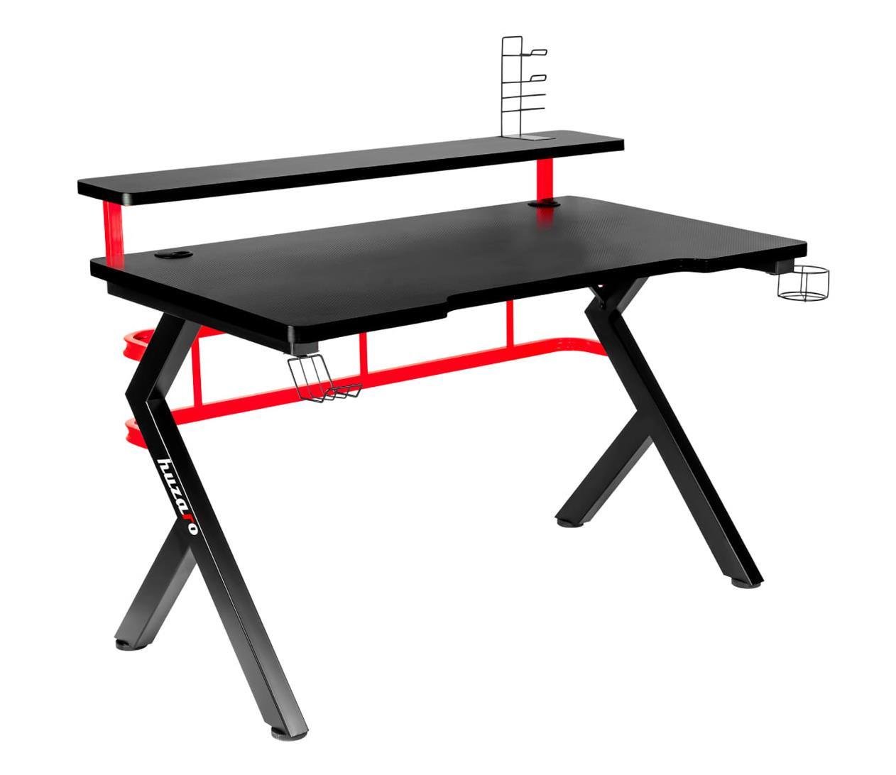 Комп'ютерний стіл для геймерів Huzaro Hero 5.0 Red (329260)