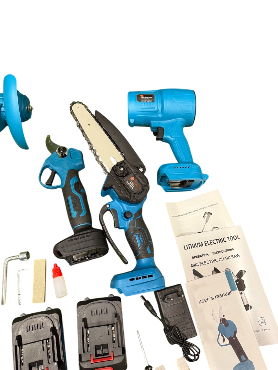 Набір акумуляторний Krafftec 48 V Секатор/Пила/Коса/Повітродувка/Подовжувач/Кущоріз (30069949) - фото 18