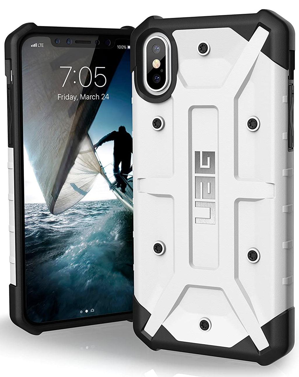 Чехол противоударный милитари UAG Pathfinder 111107114141 для Iphone XS Max 6.5" White