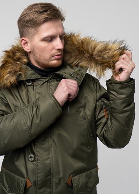 Куртка аляска Top Gun N-3B Parka M Olive (TGN-3BOM) - фото 7