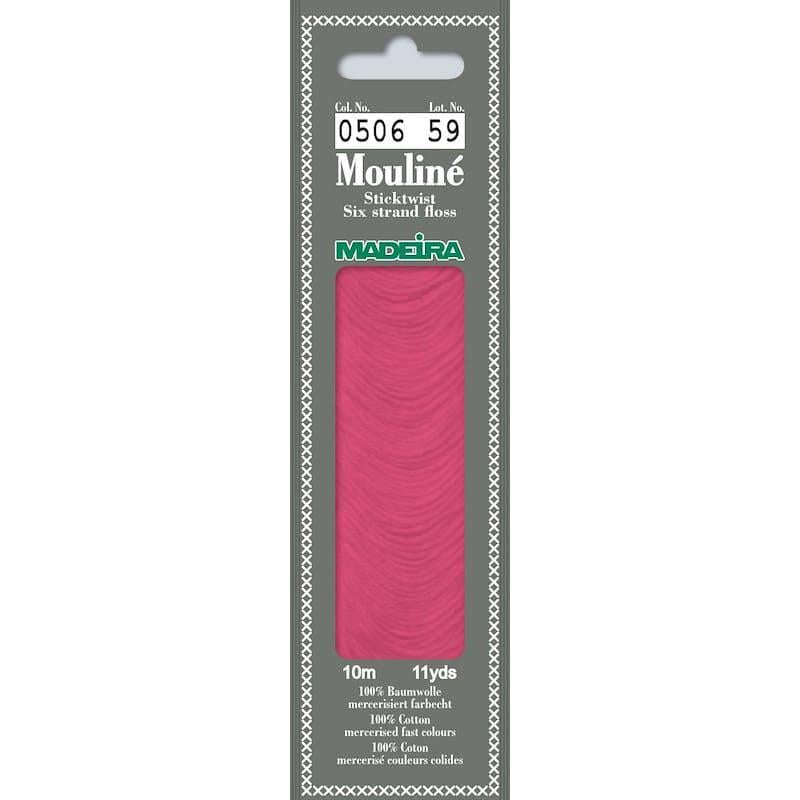 Нитки муліне Madeira 0506 Mouline Трояндовий Нитки муліне Madeira 0506 Mouline Трояндовий