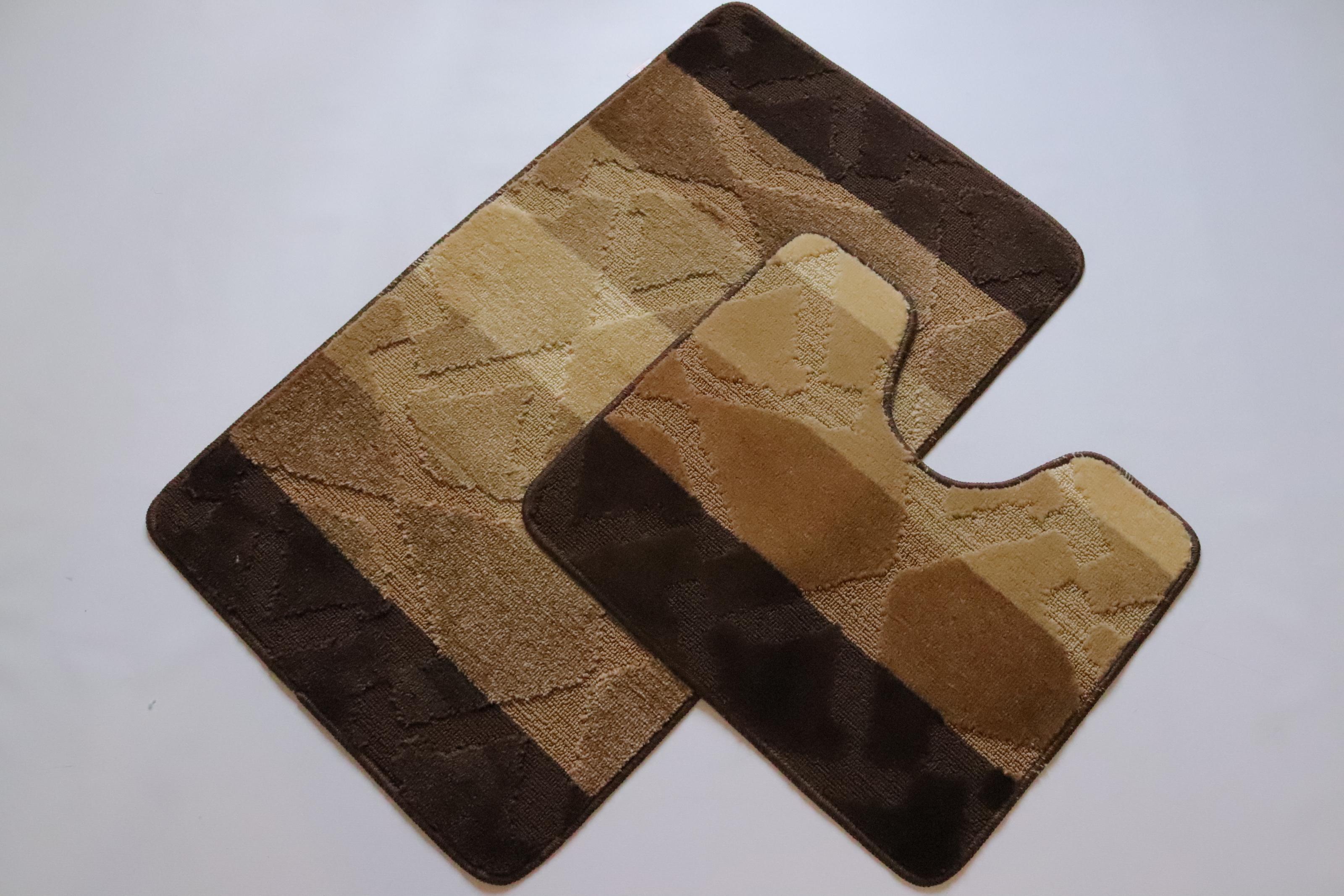 Набір килимків у ванну та туалет Vonaldi Multicolor 80x50/40x50 см (01271/s)